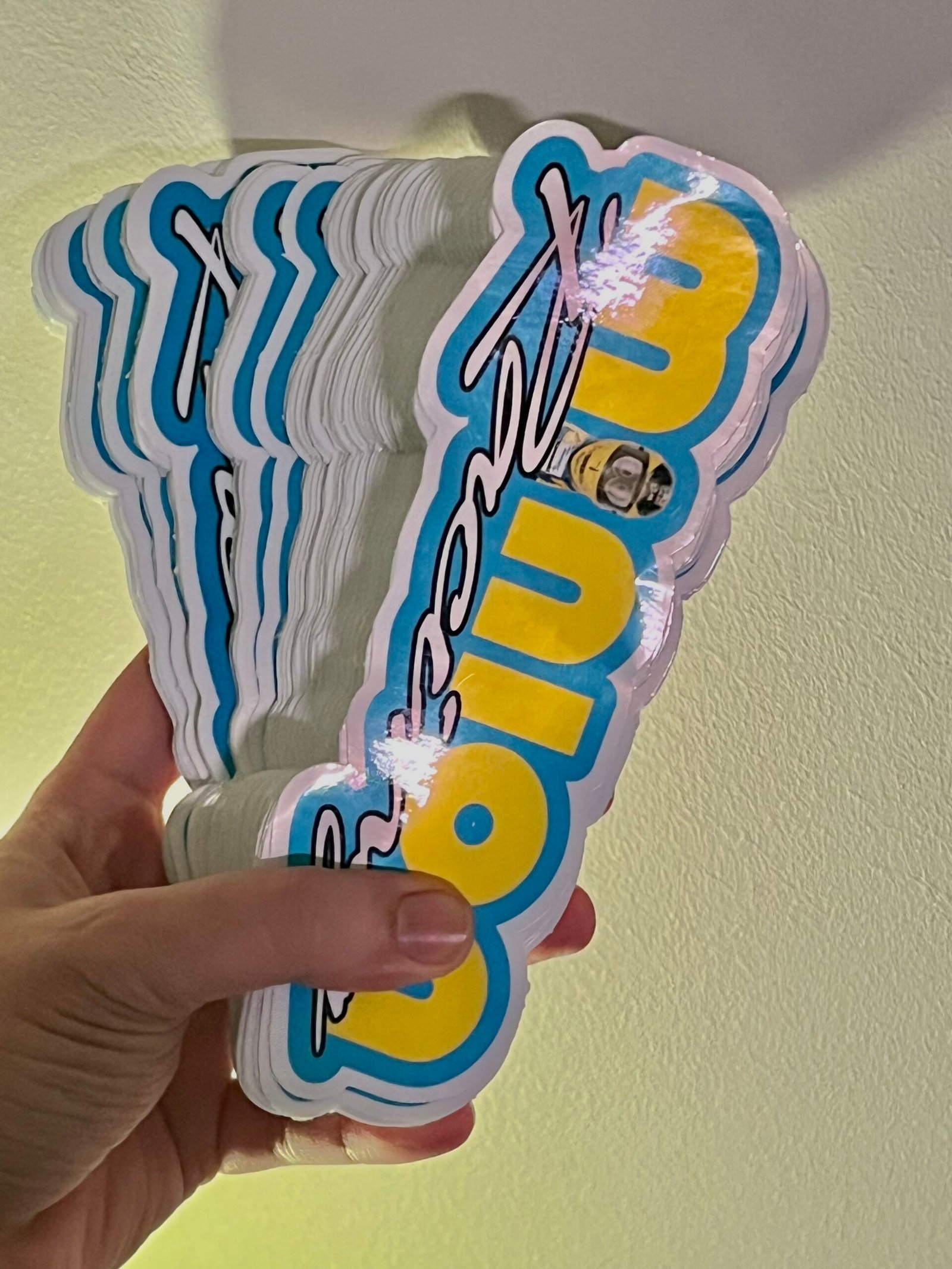 custom shape stickers Brisbane